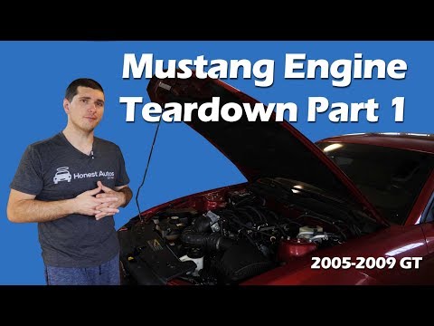 Видео: Как разобрать двигатель Mustang GT 3v 4.6L 2005-2009. Часть 1