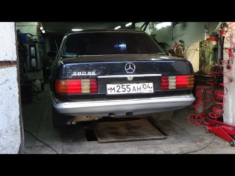 Видео: Мерседес W126 на1jzge vvti ч.4 пробный пуск !