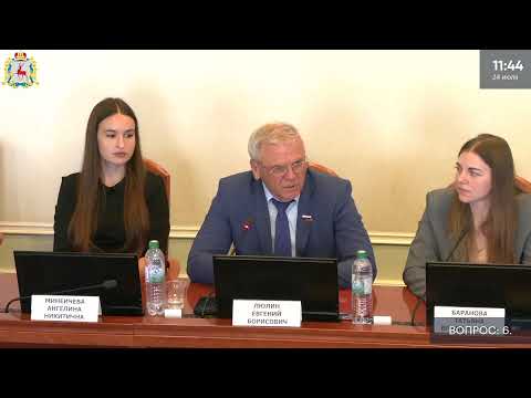 Видео: Заседание Молодежного парламента 24 июля 2024 года 10-00