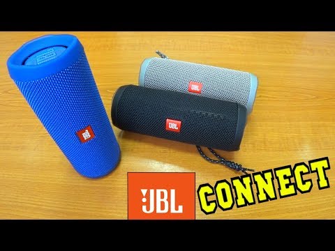 Видео: Как Подключить ТРИ Колонки JBL к Одному Телефону. Review JBL Connect