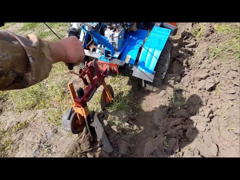 Видео: Испытываю самодельный отрезной диск на самодельном плуге