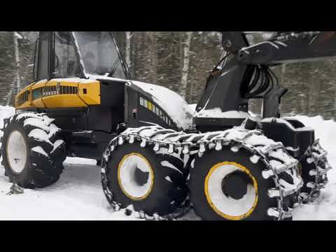 Видео: Работа харвестера Ponsse в лесу