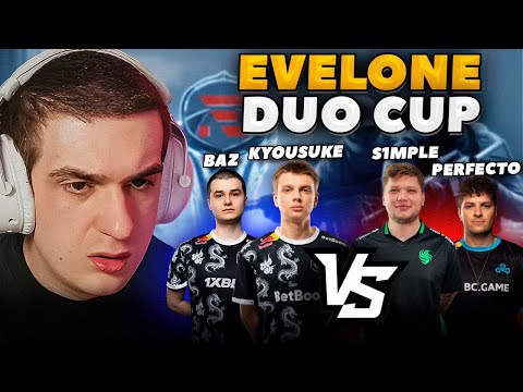 Видео: ЭВЕЛОН ТУРНИР 2 НА 2 В CS2 / S1MPLE и PERFECTO против BAZ и KYOUSUKE
