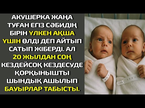 Видео: АКУШЕРКА ЖАҢА ТУҒАН егіз сәбидің  бірін ҮЛКЕН АҚША ҮШІН өлді деп айтып сатып жіберді. АЛ 20 ЖЫЛДАН..