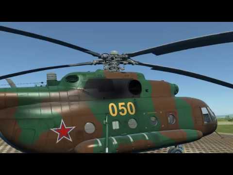 Видео: Вертолёт МИ-8 МТВ2 Осмотр Запуск Полёт Посадка Останов