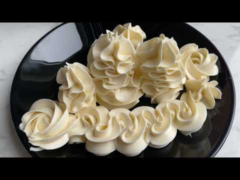 Видео: Лесен #маслен крем за измазване на торти и декорация// Kolay sütlü #tereyağı kreması