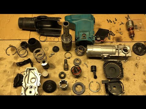 Видео: Как выполнить ремонт дрели Makita HR4000C, замену ротора и подробное обслуживание