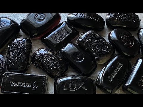 Видео: ASMR SOAP| Cutting colored soaр | Soap Carving| Резка крашенного мыла