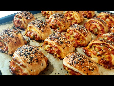 Видео: Вкусна закуска с бутер тесто
