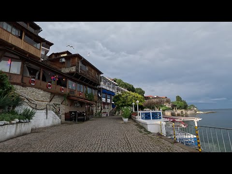 Видео: На велосипеде по г.Несебр, Болгария / Nessebar, Bulgaria