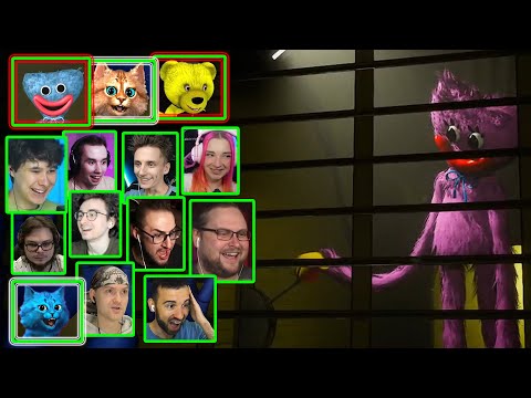 Видео: Реакция Летсплейщиков на Киси Миси в  Poppy Playtime