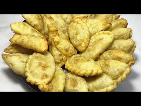 Видео: Қуырылған самса. Ну очень вкусная жареная самса. The fried samosa is very tasty # рек #recipe 
