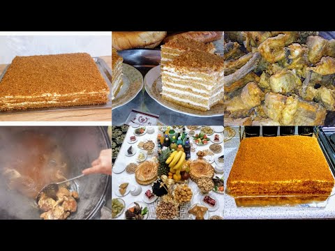 Видео: Таёр кардани ТОРТИ Медовый 🥮Мохи Бирён ням ням 😋❤