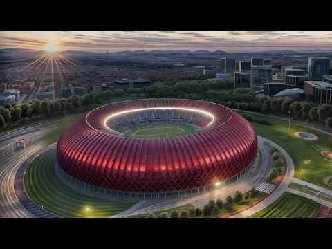 Видео: «Азаттык Арена» - название нового стадиона в Бишкеке на 51 тыс. мест