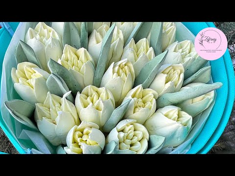 Видео: Рецепт. Відсадка тюльпан із зефіру.