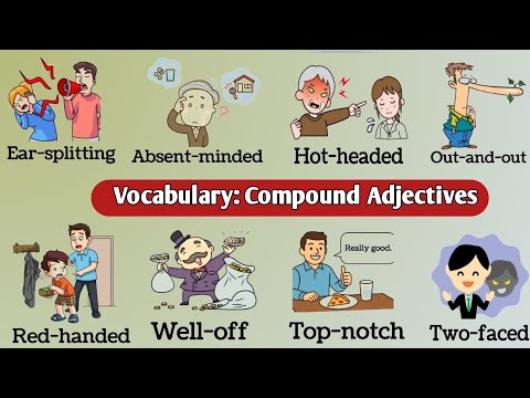 Видео: Сложные прилагательные в английском языке с примерами || Английская лексика