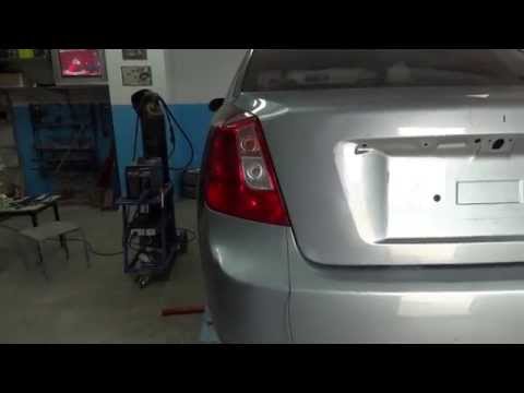 Видео: Lacetti . примерка панели.