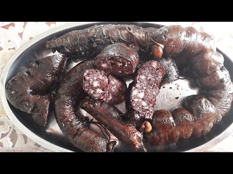 Видео: Кровяная колбаса в домашних условиях.