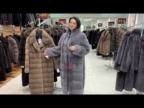 Видео: Обзор весенней акции на зимнюю коллекцию пальто и норковых шуб.
