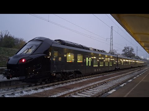 Видео: Мотриса Alstom Coradia Stream на тестове, потегляща от ЦГ Русе, посока София ⚫️🚄👨‍✈️
