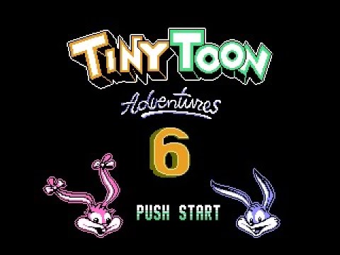 Видео: Tiny Toon Adventures 6, Тини Тун 6 NO DAMAGE прохождение игры на денди (Dendy, Nes, 8 bit)