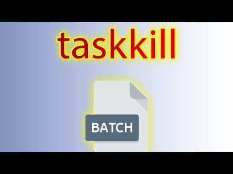 Видео: Как закрыть программу с помощью batch файла на windows