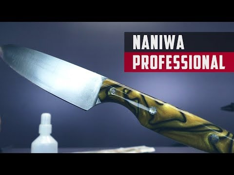 Видео: Ножи от Dr. Alba. Сталь н-690. камни Naniwa 1000, 3000, 5000, 10000. Заточка на Профиль К03.