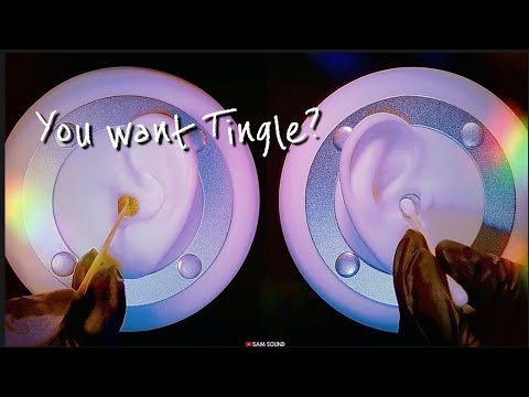 Видео: ASMR Если вы хотите почувствовать разные покалывания в обоих ушах😍 Глубже и интенсивнее 💖