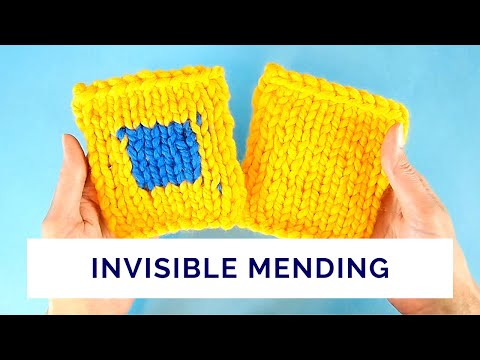 Видео: Как незаметно зашить дырки на свитерах и других трикотажных изделиях