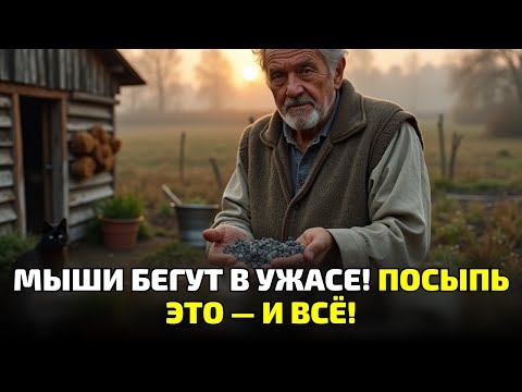 Видео: Посыпь это на грядки — и мыши исчезнут навсегда! Народный способ, о котором молчат!