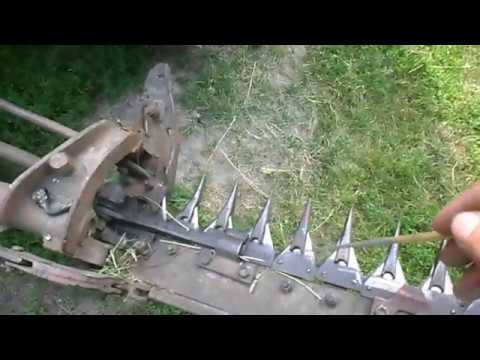 Видео: Косилка сегментная КС-2.1 часть 2. Настройка и работа. Segment mower