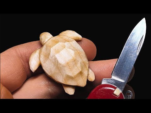 Видео: Вырезаем морскую черепаху | Пошаговое руководство для начинающих