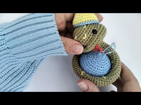 Видео: Пришиваем змейку🐍🧶3 часть
