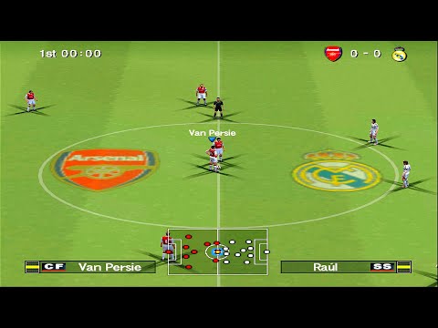 Видео: Pro Evolution Soccer 6 — «Арсенал» против «Реал Мадрид» | PS2