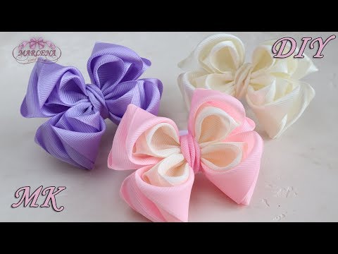 Видео: 🎀 Красивые бантики 🎀 из репсовых лент. Ribbon Bows DIY