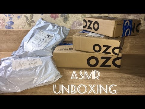 Видео: ASMR Распаковка 7 посылок OZON и AliExpress АСМР Unboxing С ШЁПОТОМ