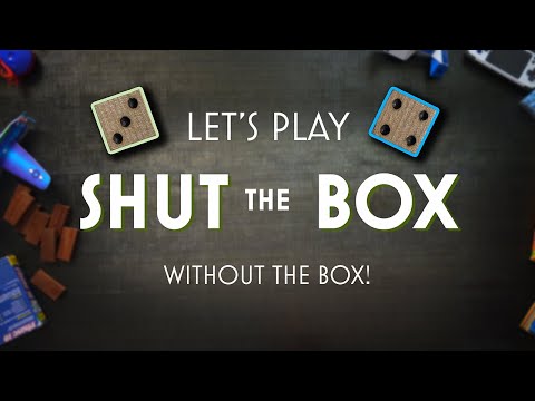 Видео: Как играть: SHUT THE BOX — классическая пабная игра в кости