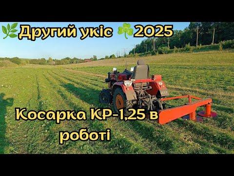 Видео: 🌿Другий укіс сіна☘️ — мій Шифенг у роботі з косаркою КР-1,25
