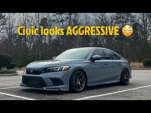 Видео: Установка передней кромки Yofer на АБСОЛЮТНО НОВЫЙ Honda Civic 2024 года