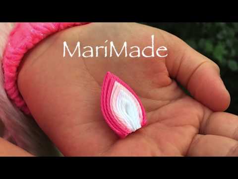 Видео: Многослойный Канзаши Лепесток Новый Авторский Способ МариМейд Kanzashi