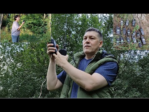 Видео: 27МГц vs 145МГц vs 433МГц - летний тест раций в плотном мокром лесу