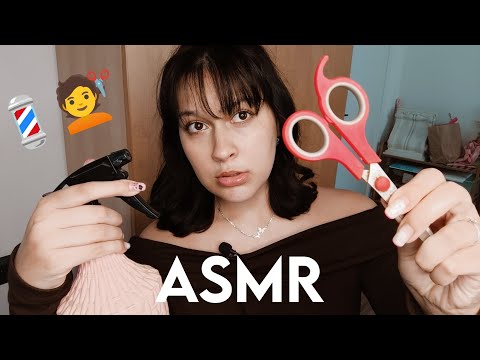 Видео: АСМР ПАРИКМАХЕР + ПЕРЧАТКИ 💇💈 #асмр #asmr