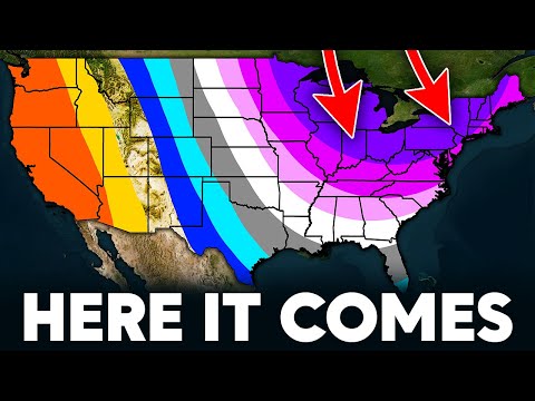 Видео: Надвигаются многочисленные арктические порывы и вероятность снегопадов... Просто безумие!