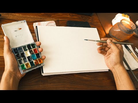 Видео: ПОТРЯСАЮЩИЙ урок по рисованию акварелью для начинающих. Теперь вы знаете, насколько это ЛЕГКО.