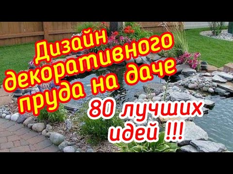 Видео: Дизайн декоративного пруда на даче.80 лучших идей!!!