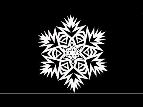 Видео: DIY Как вырезать снежинки из бумаги. Как сделать снежинку на Новый год.