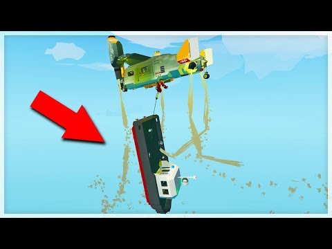 Видео: ПЕРЕВОЗИМ ЛОДКУ С ПОМОЩЬЮ САМОЛЁТА! САМАЯ ЭПИЧНАЯ СЕРИЯ В STORMWORKS
