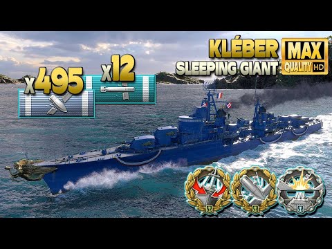 Видео: Эсминец Клебер: бесстрашный охотник - World of Warships