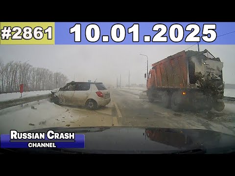 Видео: ДТП. Подборка на видеорегистратор за 10.01.2025 Январь 2025