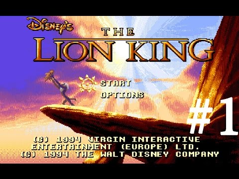 Видео: Lion King (Sega) прохождение игры: Часть 1